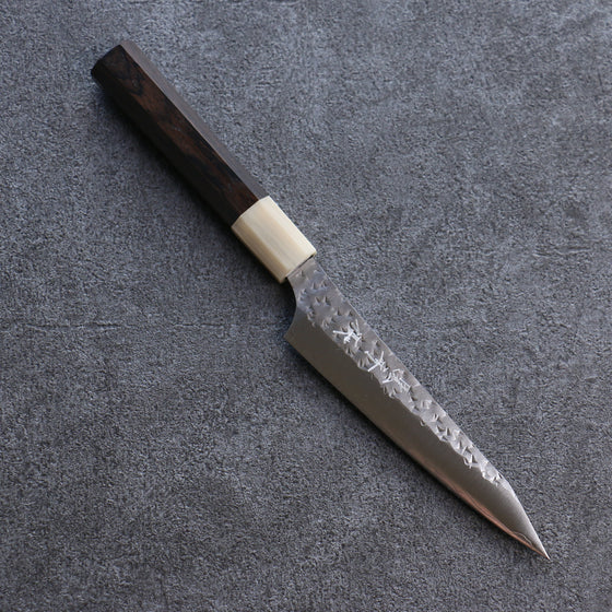 Yu Kurosaki Senko SG2 Hammered Petty-Utility 130mm Ebony Wood Handle - Seisuke Knife