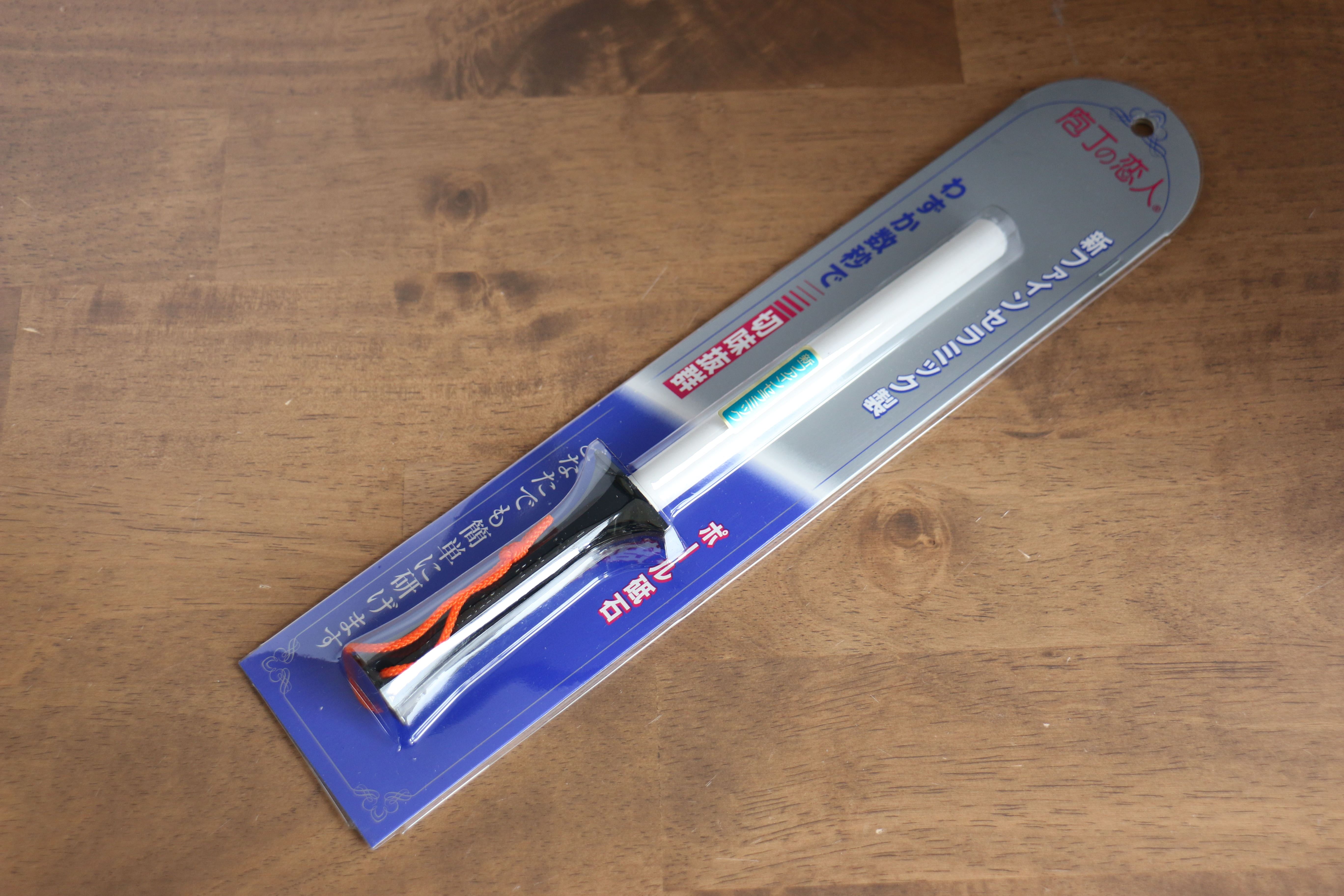 Fine Ceramic Honing Rod Black Plastic Handle - Seisuke Knife