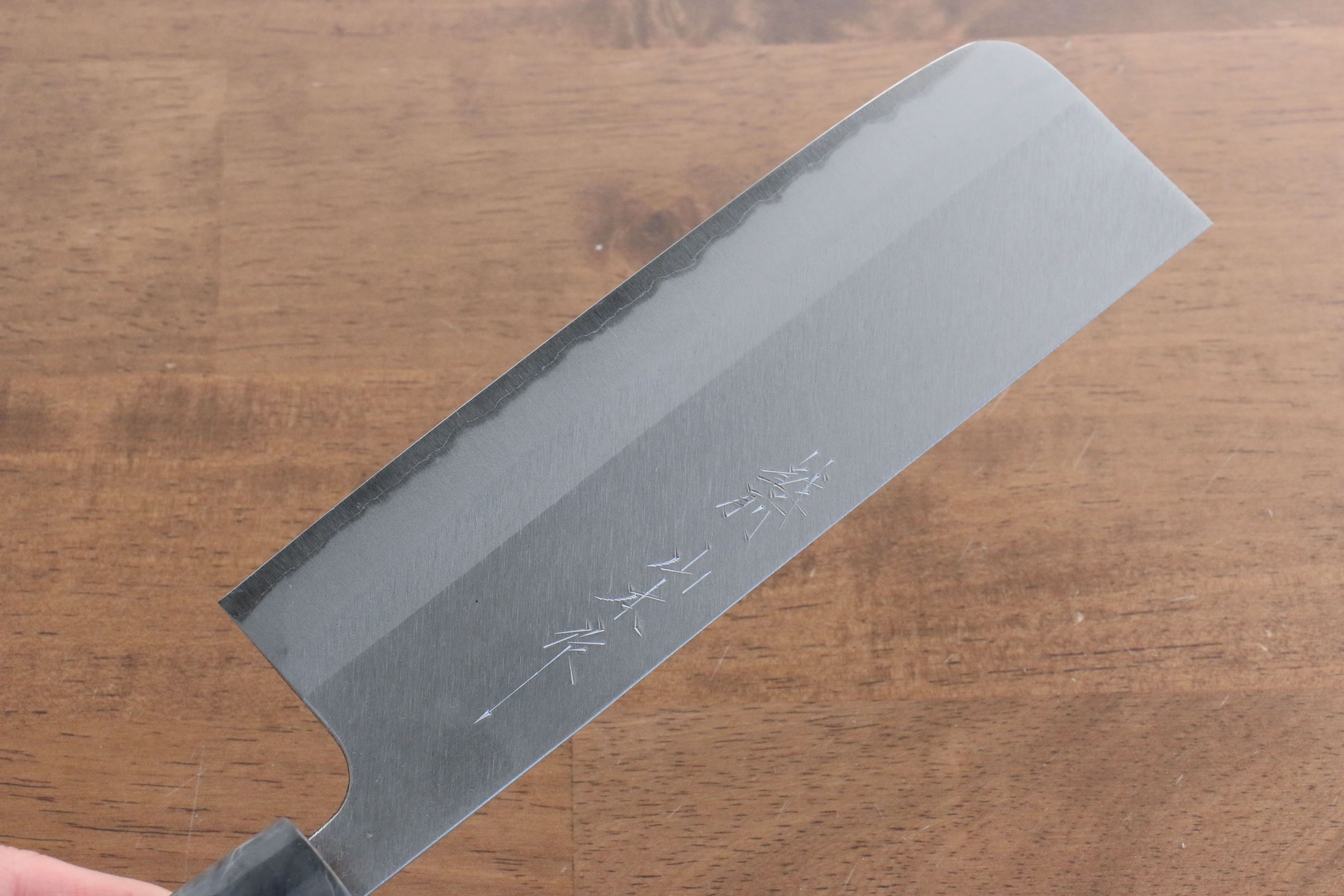 Nao Yamamoto White Steel No.2 Kasumitogi Nakiri 165mm with American Cherry Handle - Seisuke Knife