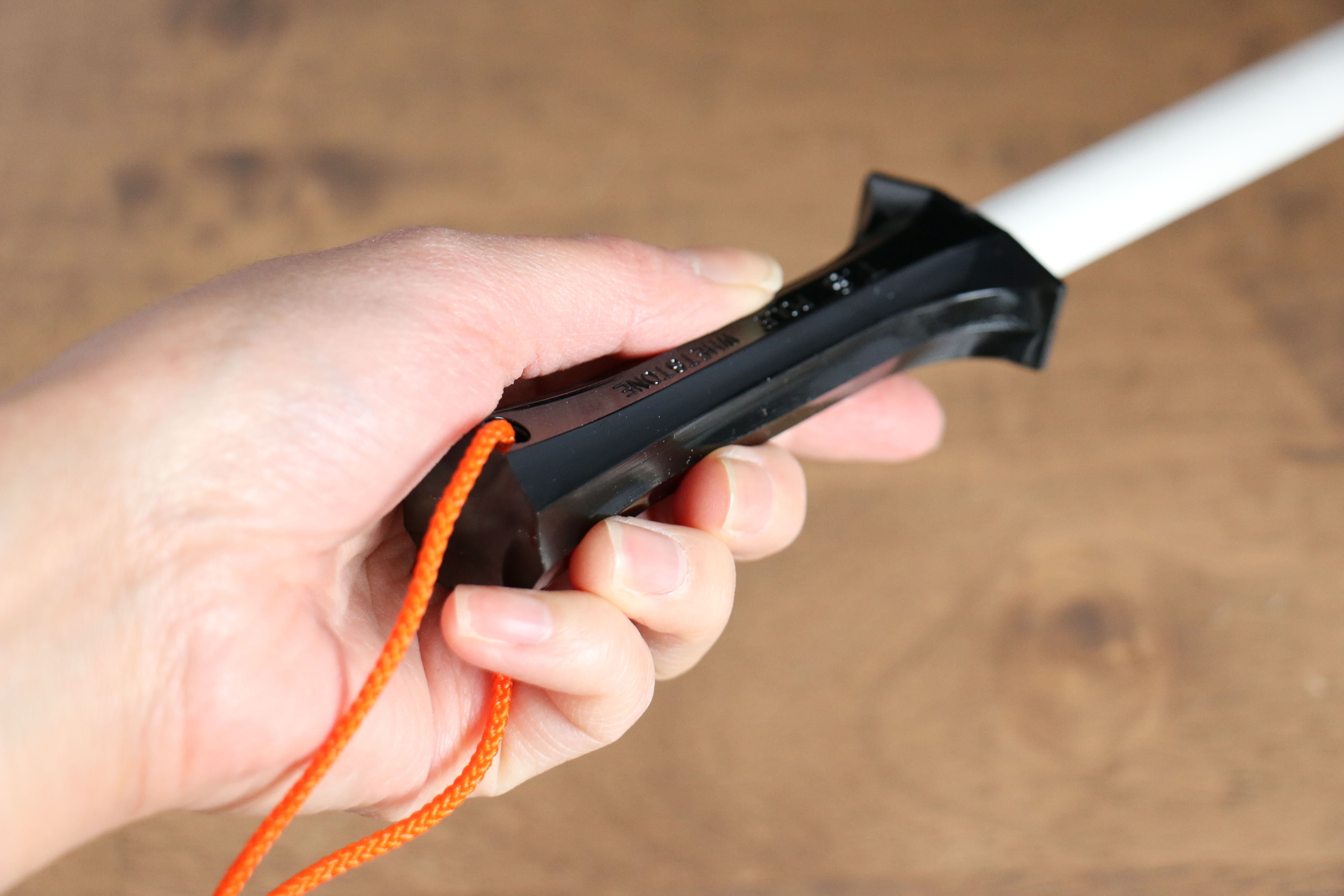 Fine Ceramic Honing Rod Black Plastic Handle - Seisuke Knife