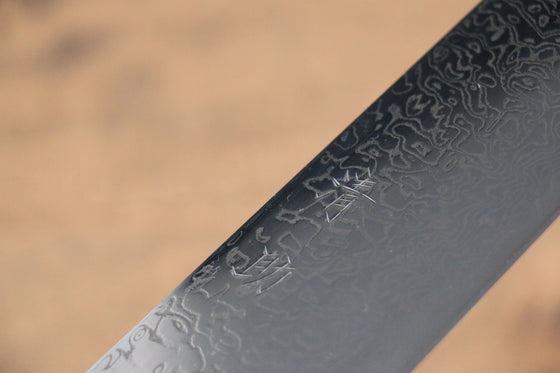 Seisuke VG10 Mirrored Finish Damascus Kiritsuke 210mm Oak Handle - Seisuke Knife