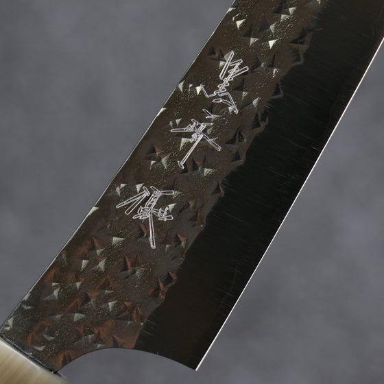Yu Kurosaki Senko SG2 Hammered Petty-Utility 150mm Ebony Wood Handle - Seisuke Knife
