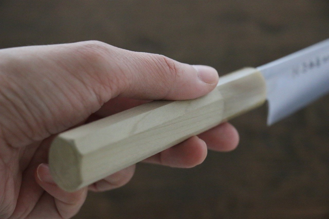 Sakai Takayuki Grand Chef Swedish Steel-stn Petty-Utility 150mm Magnolia Handle - Seisuke Knife