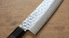 Seisuke AUS10 45 Layer Damascus Santoku 180mm Shitan Handle - Seisuke Knife