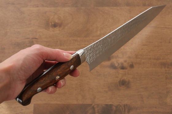 Yu Kurosaki Senko SG2 Hammered Gyuto 210mm Ironwood Handle - Seisuke Knife