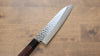 Seisuke AUS10 45 Layer Damascus Santoku 180mm Shitan Handle - Seisuke Knife