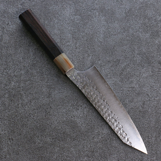 Yu Kurosaki Senko SG2 Hammered Bunka 165mm Ebony Wood Handle - Seisuke Knife