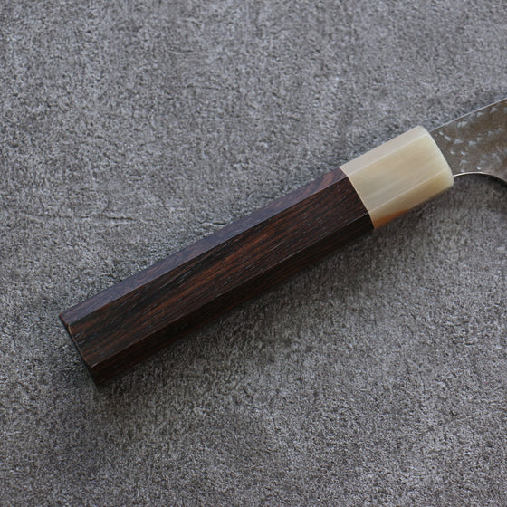 Yu Kurosaki Senko SG2 Hammered Bunka 165mm Ebony Wood Handle - Seisuke Knife