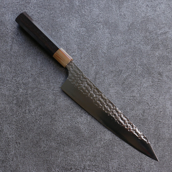 Yu Kurosaki Senko SG2 Hammered Gyuto 210mm Ebony Wood Handle - Seisuke Knife