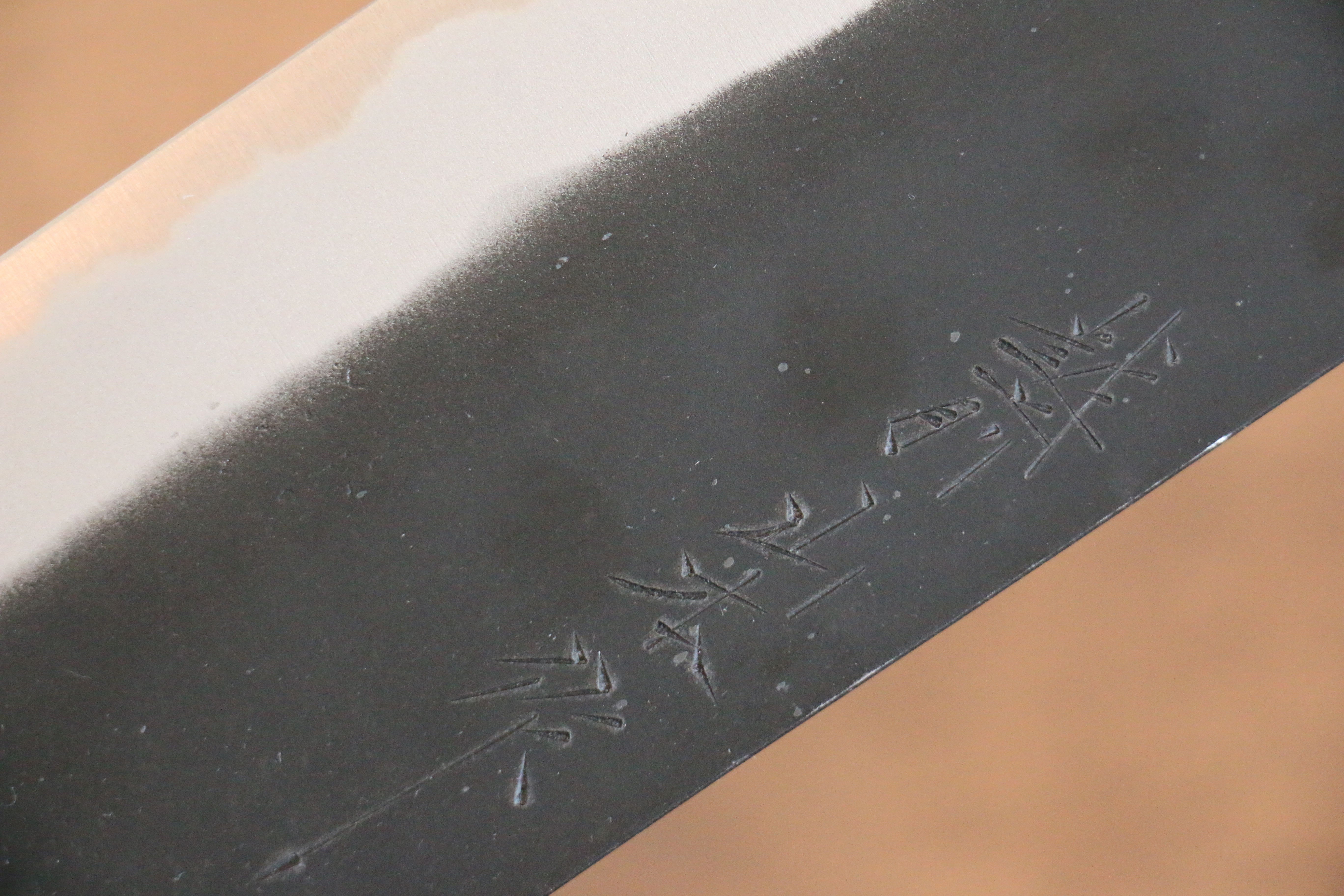 Nao Yamamoto Blue Steel No.2 Kurouchi Nakiri 180mm with Walnut Handle - Seisuke Knife