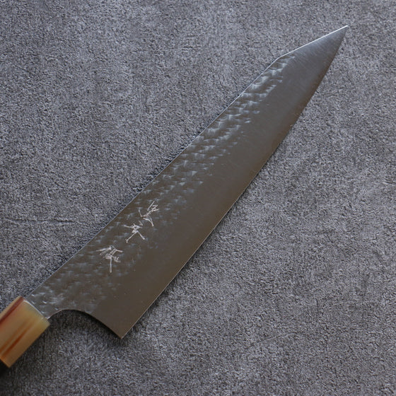 Yu Kurosaki Senko SG2 Hammered Gyuto 210mm Ebony Wood Handle - Seisuke Knife