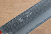 Seisuke VG10 Damascus Nakiri 180mm Black Pakka wood Handle - Seisuke Knife - Slide 6