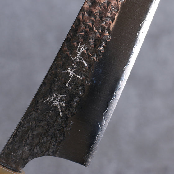 Yu Kurosaki Senko SG2 Hammered Gyuto 210mm Ebony Wood Handle - Seisuke Knife