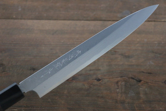 Hideo Kitaoka White Steel No.2 Damascus Yanagiba Japanese Chef Knife 210mm - Seisuke Knife