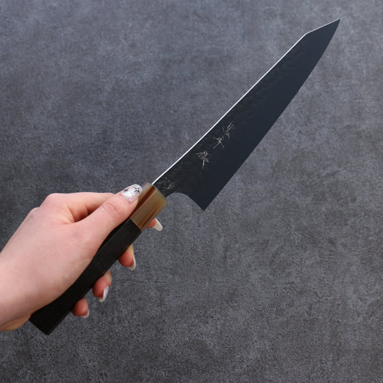 Yu Kurosaki Senko SG2 Hammered Gyuto 210mm Ebony Wood Handle - Seisuke Knife