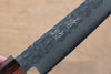 Seisuke VG10 Damascus Petty-Utility 150mm Black Pakka wood Handle - Seisuke Knife - Slide 5