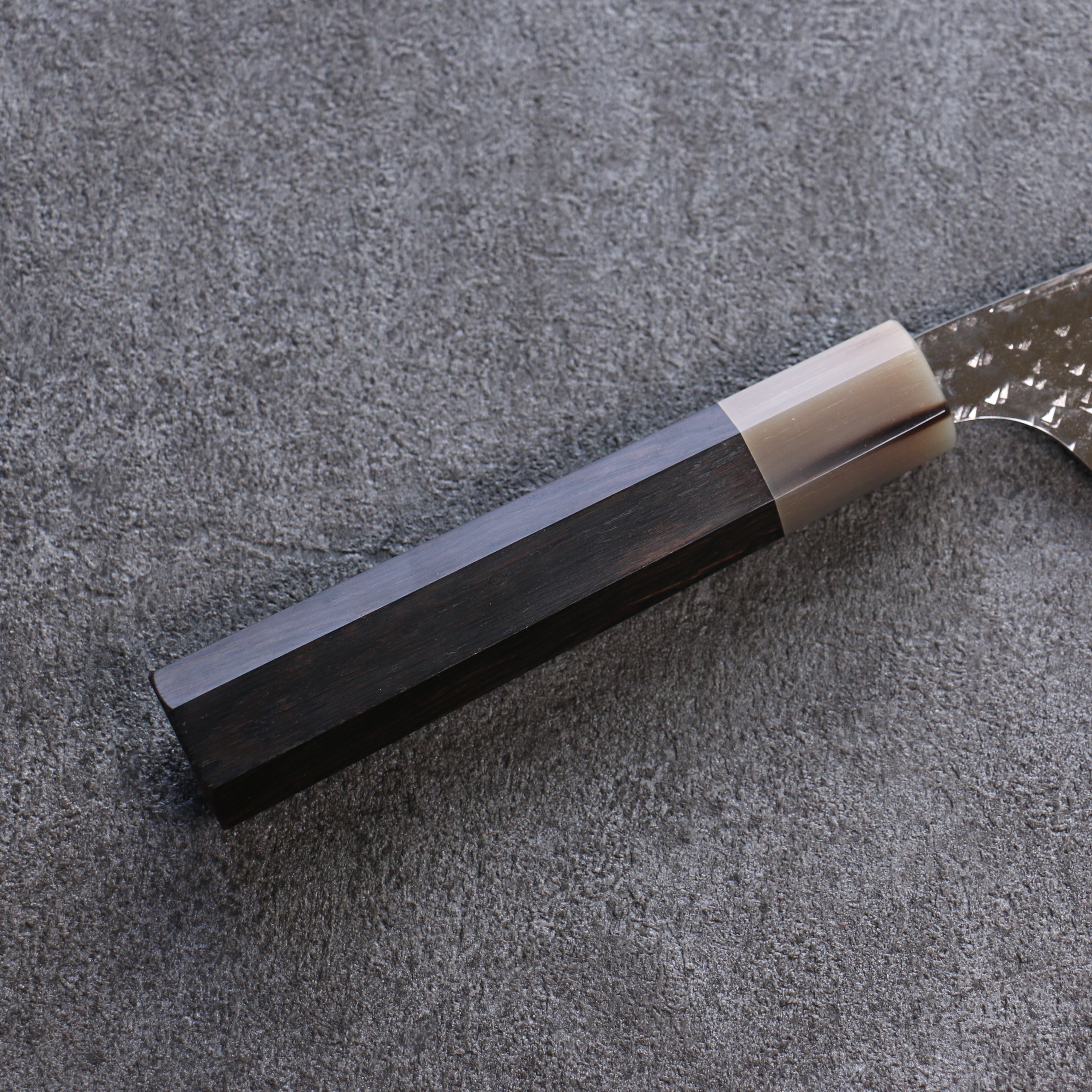 Yu Kurosaki Senko SG2 Hammered Gyuto 240mm Ebony Wood Handle - Seisuke Knife