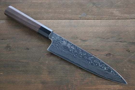 Sukenari SG2 Damascus Gyuto 210mm with Shitan Handle - Seisuke Knife