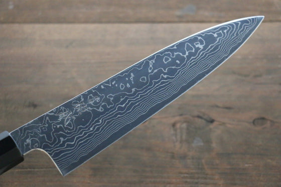 Sukenari SG2 Damascus Gyuto 210mm with Shitan Handle - Seisuke Knife