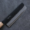 Seisuke Shitan Blue Super Hammered Kurouchi Nakiri 165mm Shitan Handle - Seisuke Knife - Slide 3