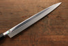 Choyo Blue Steel No.1 Mirrored Finish Yanagiba with Magnolia Handle - Seisuke Knife