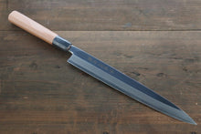  Sakai Takayuki INOX Hakugin Mirror Finish Yanagiba with Yew Wood Handle - Seisuke Knife