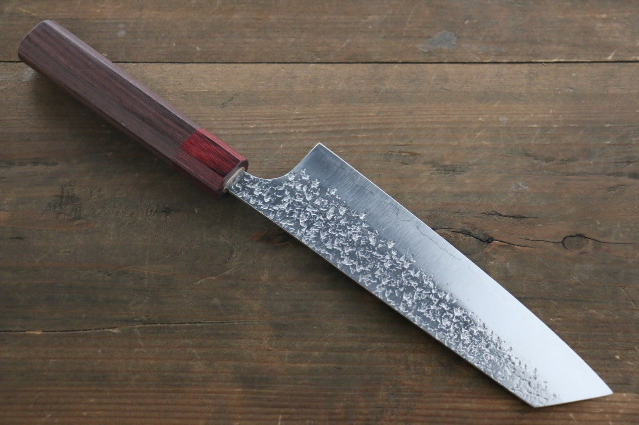 Yu Kurosaki Shizuku SG2 Hammered Bunka 165mm Shitan Handle - Seisuke Knife