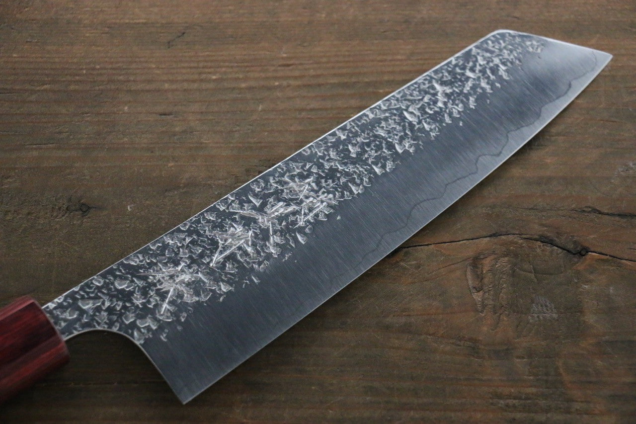Yu Kurosaki Shizuku SG2 Hammered Bunka 165mm Shitan Handle - Seisuke Knife