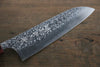 Yu Kurosaki Shizuku SG2 Hammered Santoku Japanese Chef Knife 180mm - Seisuke Knife - Slide 3