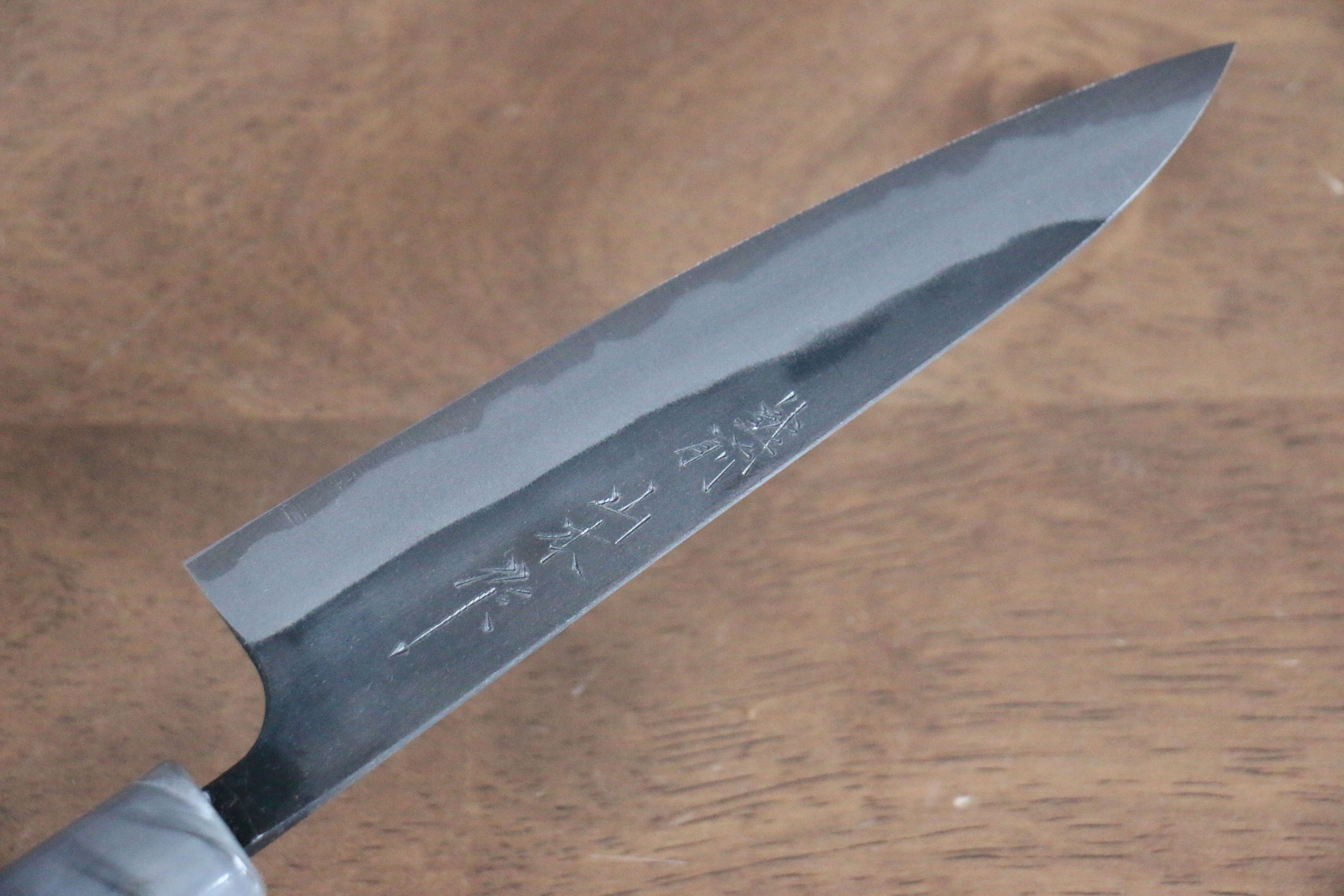 Nao Yamamoto White Steel No.2 Kurouchi Petty-Utility 140mm Cherry Wood Handle - Seisuke Knife
