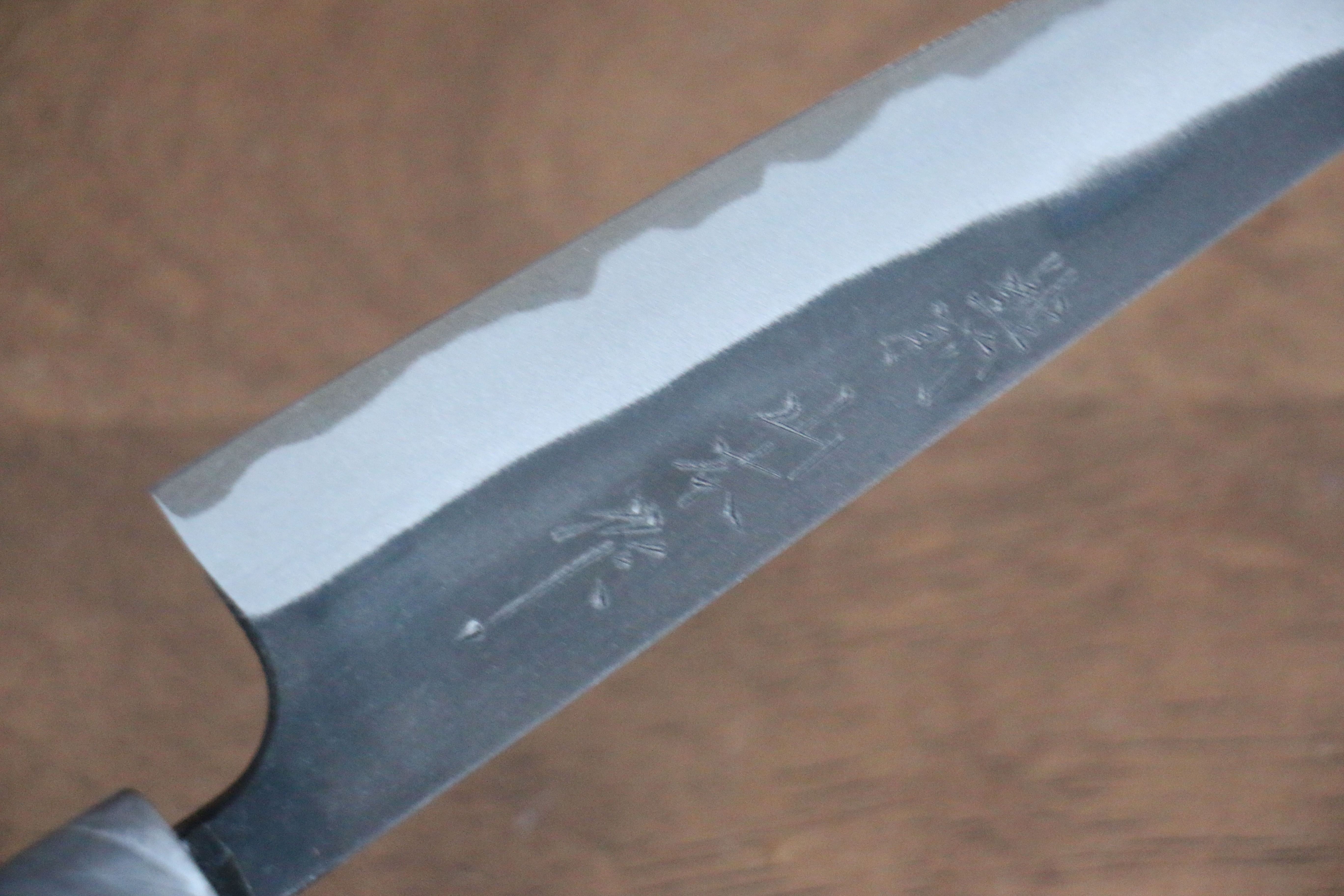Nao Yamamoto White Steel No.2 Kurouchi Petty-Utility 140mm Cherry Wood Handle - Seisuke Knife