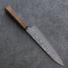 Yoshimi Kato SG2 Damascus Gyuto 210mm Burnt Oak Handle - Seisuke Knife - Slide 2