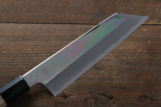 Choyo Blue Steel No.1 Mirrored Finish Kiritsuke Santoku 180mm with Magnolia Handle - Seisuke Knife