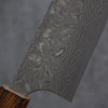 Yoshimi Kato SG2 Damascus Bunka 165mm Burnt Oak Handle - Seisuke Knife - Slide 5