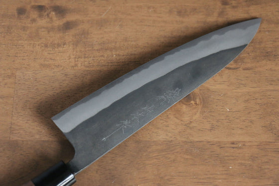 Nao Yamamoto Blue Steel Kurouchi Gyuto 210mm Walnut Handle - Seisuke Knife