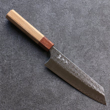  Yoshimi Kato Minamo SG2 Hammered Bunka 165mm Oak Handle - Seisuke Knife