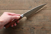 Takeshi Saji SRS13 Hammered Petty-Utility 130mm Red Pakka wood Handle - Seisuke Knife - Slide 8