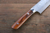 Takeshi Saji SRS13 Hammered Damascus Kiritsuke 240mm Ironwood Handle - Seisuke Knife