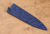 Kaneko Blue Pakkawood Sheath for Petty-Utility with Plywood Pin 120mmn - Seisuke Knife