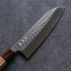 Yoshimi Kato Minamo SG2 Hammered Santoku 165mm Oak Handle - Seisuke Knife - Slide 3