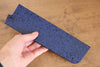 Kaneko Blue Pakkawood Sheath for Usuba with Plywood Pin 165mm - Seisuke Knife - Slide 5