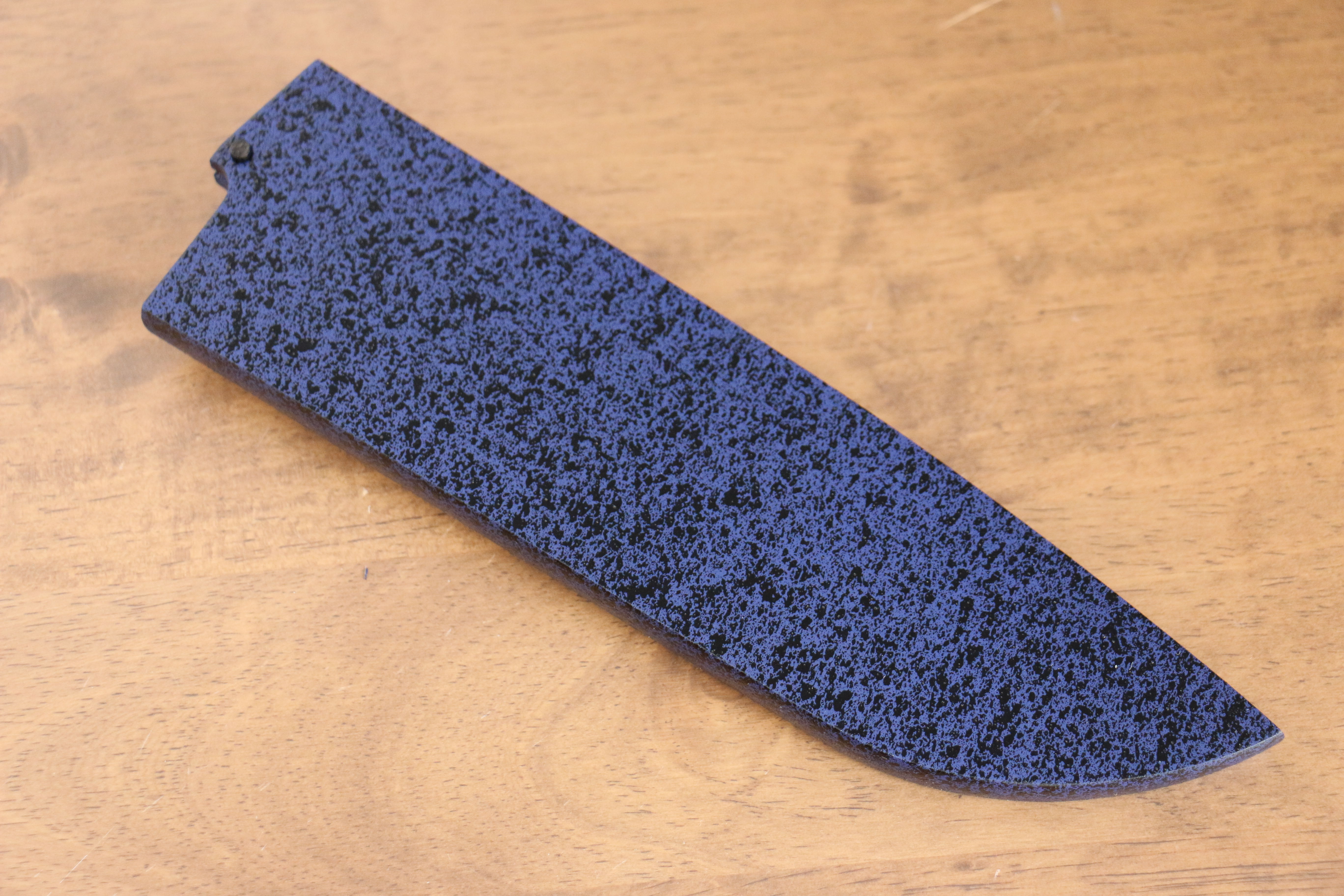 Kaneko Blue Pakkawood Sheath for Santoku with Plywood Pin 180mm - Seisuke Knife