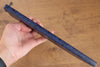 Kaneko Blue Pakkawood Sheath for Santoku with Plywood Pin 180mm - Seisuke Knife - Slide 4