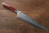 Takeshi Saji SRS13 Hammered Gyuto 240mm Red Pakka wood Handle - Seisuke Knife - Slide 1