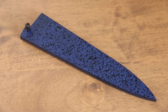 Kaneko Blue Pakkawood Sheath for Petty-Utility with Plywood Pin 150mm - Seisuke Knife