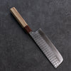 Yoshimi Kato Minamo SG2 Hammered Nakiri 165mm Oak Handle - Seisuke Knife - Slide 2