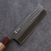 Yoshimi Kato Minamo SG2 Hammered Nakiri 165mm Oak Handle - Seisuke Knife - Slide 3