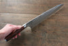 Takeshi Saji SRS13 Hammered Gyuto 240mm Red Pakka wood Handle - Seisuke Knife - Slide 8