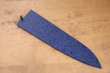  Kaneko Blue Pakkawood Sheath for Gyuto with Plywood Pin 180mm - Seisuke Knife