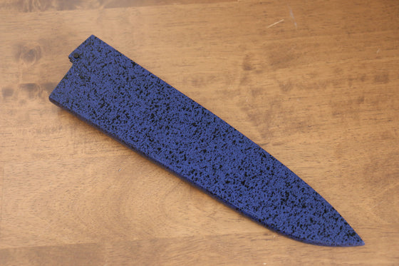 Kaneko Blue Pakkawood Sheath for Gyuto with Plywood Pin 210mm - Seisuke Knife